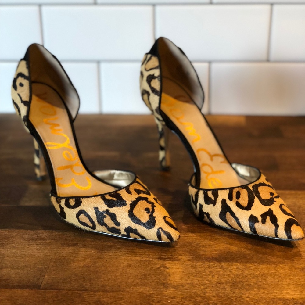 Sam Edelman Leopard Print Heels